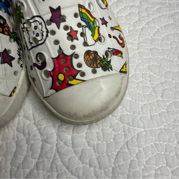 Native Shoes White Water Shoes with Playful Design - Picture 9 of 10